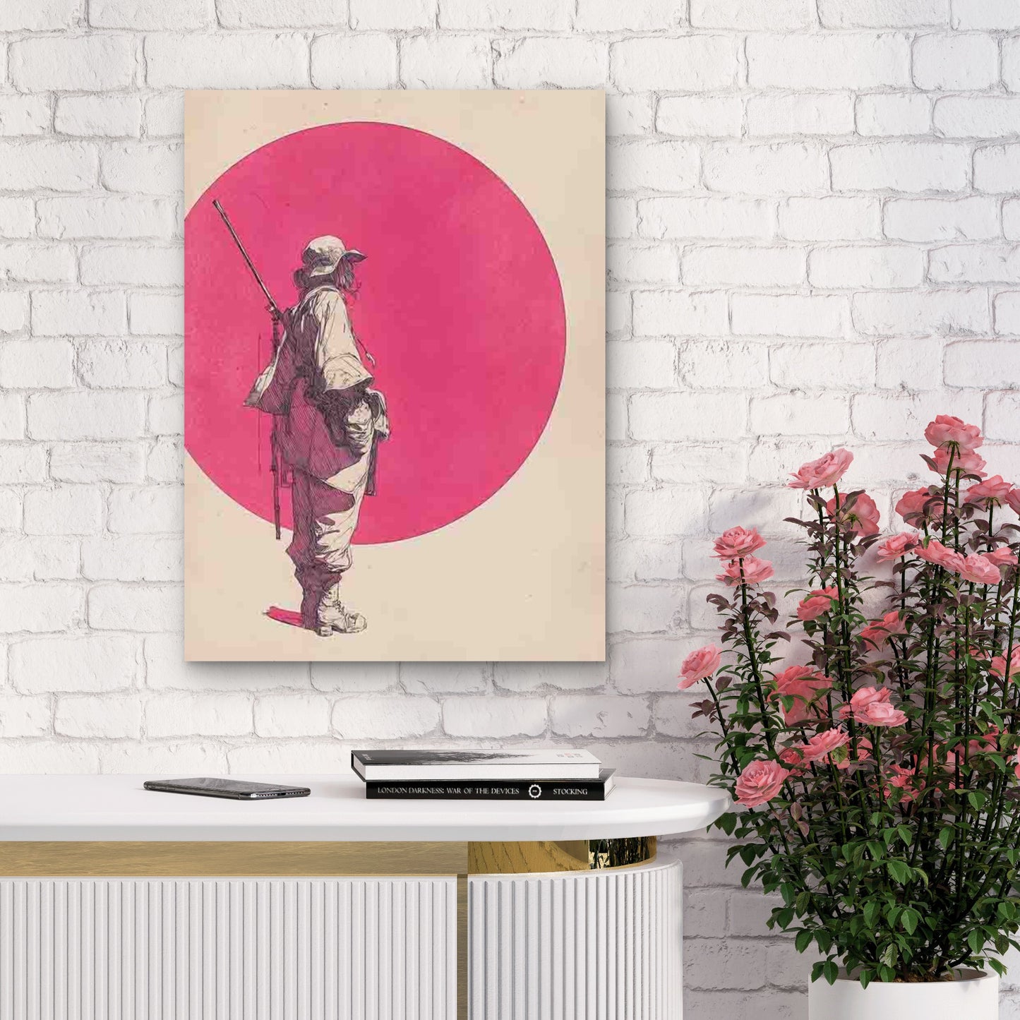 Artwork Inspired by Russian Constructivism Metal Print Ready to Hang - Bella Home Decor