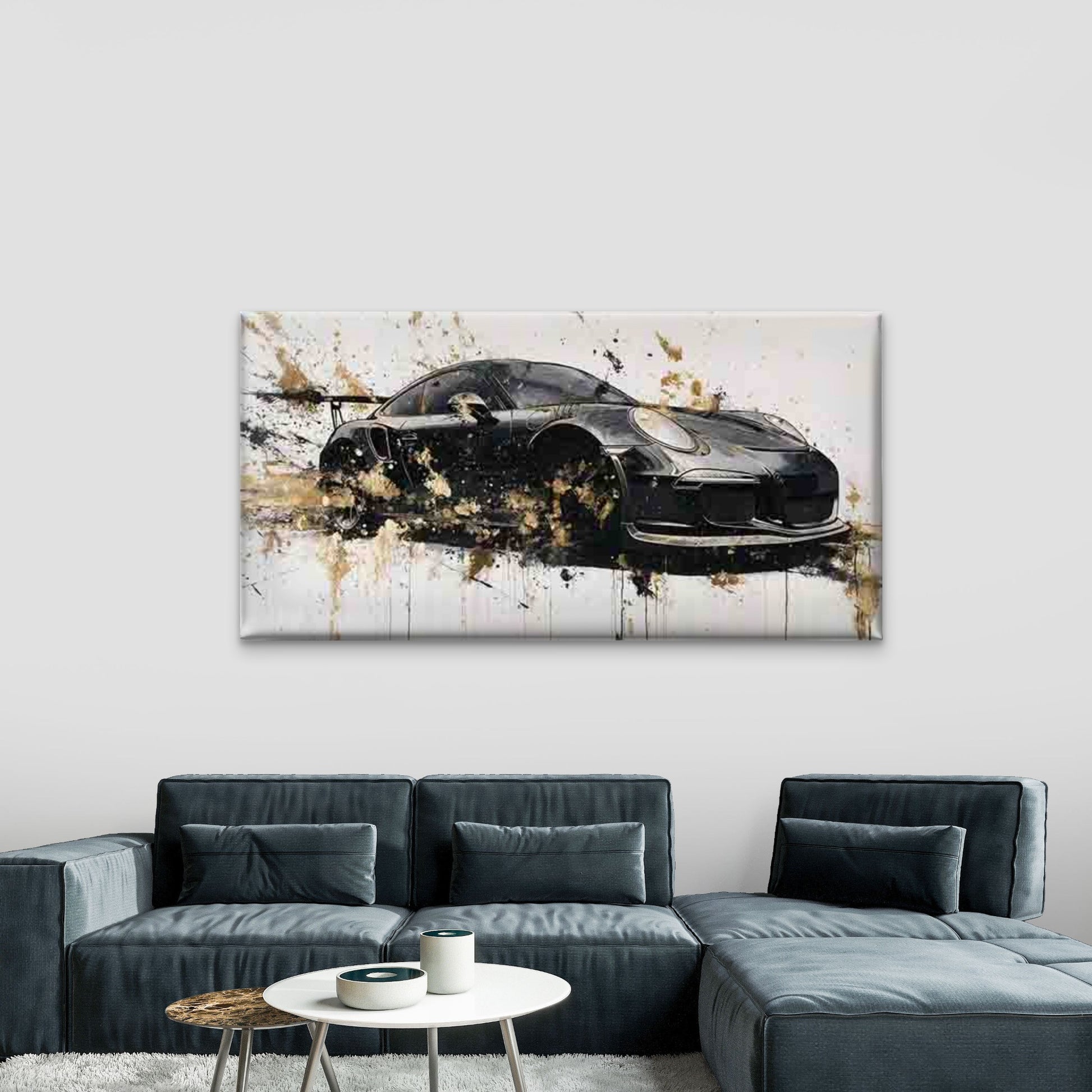 Passion The Art of Automotive Wall Art Canvas Office Home Room Framed 120x60cm - Bella Home Decor