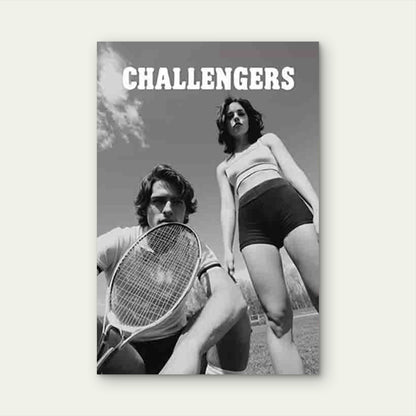 The Theme of Tennis Rivalry Metal Print Ready to Hang - Bella Home Decor