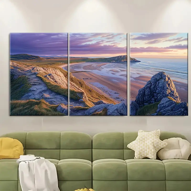 3pcs Strokkur Geyser Metal Print Ready to Hang Art