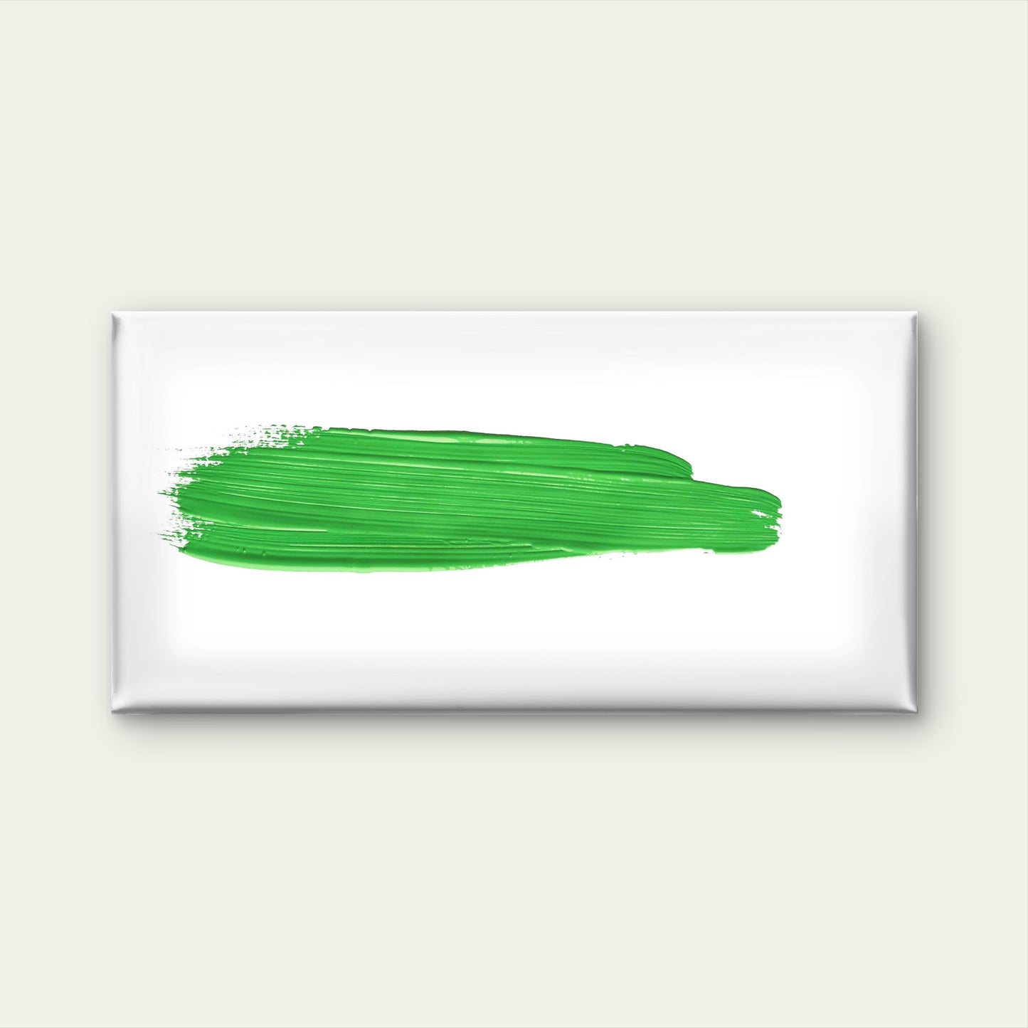 Abstract Green Chroma Brush Wall Art Canvas Office Home Room Framed 120x60cm - Bella Home Decor