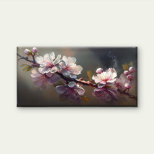 Graceful Blossom Branch Wall Art Canvas Office Home Room Framed 120x60cm