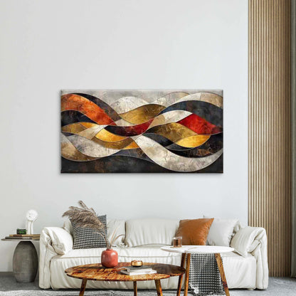 Modern Abstract Wall Art Canvas Office Home Room Framed 120x60cm