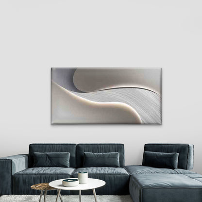 Contemporary Abstract Wave Wall Art Canvas Office Home Room Framed 120x60cm - Bella Home Decor
