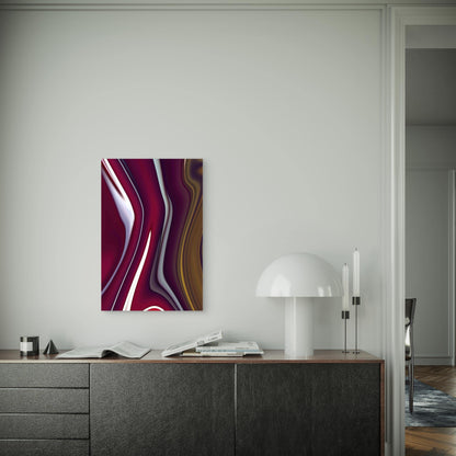 Red and Yellow Abstract Background 60x90cm Metal Print Ready to Hang
