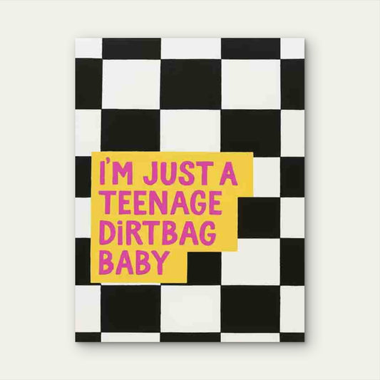 Bold Checkerboard Art Modern Retro 60x90cm Metal Print Ready to Hang