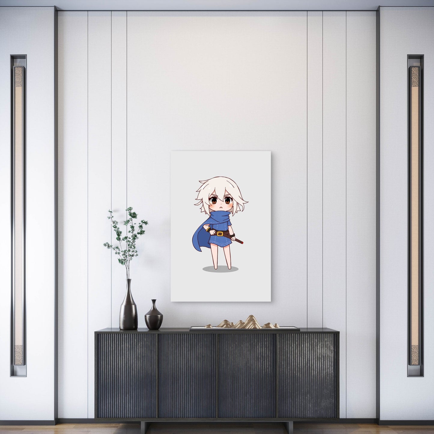 Corrin from the Fire Emblem Metal Print Ready to Hang