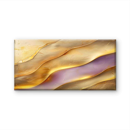Fluidic Prism Metallic Wall Art Canvas Office Home Room Framed 120x60cm