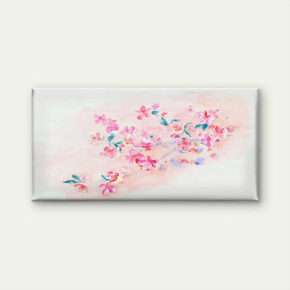 Japanese Pink Cherry Blossom Wall Art Canvas Office Home Room Framed 120x60cm