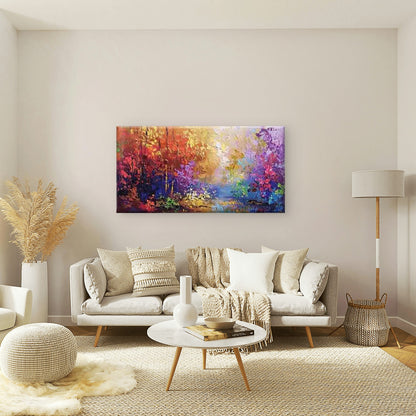 Colorful Autumn Colors Wall Art Canvas Office Home Room Framed 120x60cm