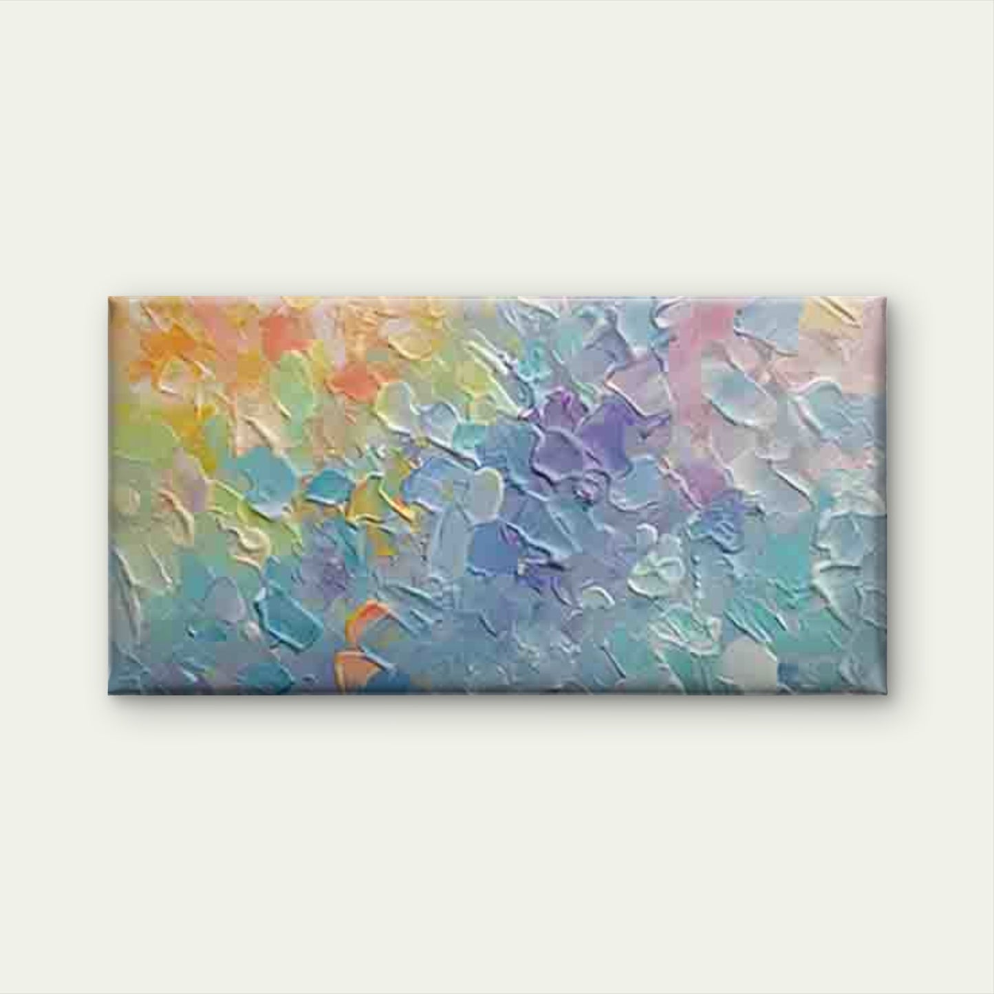 Modern Abstract Brushstroke Wall Art Canvas Office Home Room Framed 120x60cm - Bella Home Decor