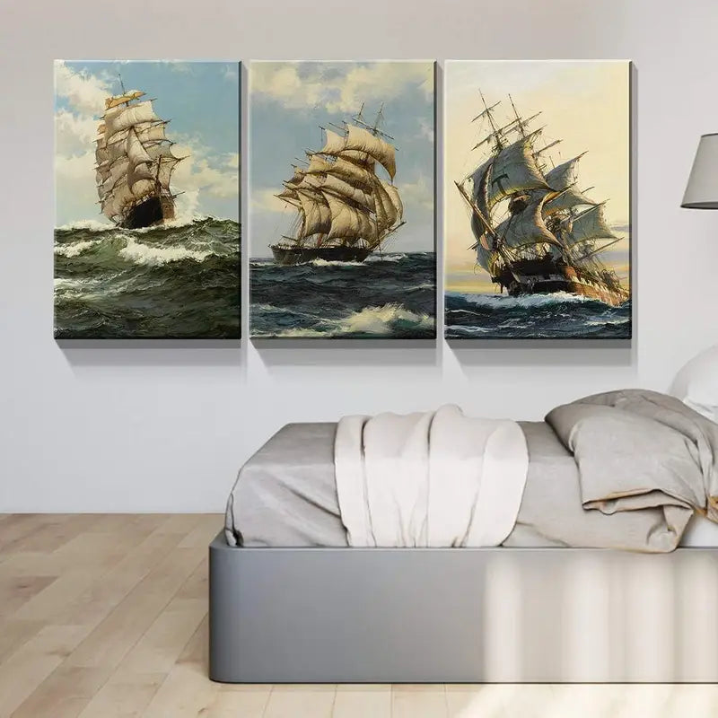 3pcs Butterfly Fantasy Girls Metal Print Ready to Hang Art - Bella Home Decor