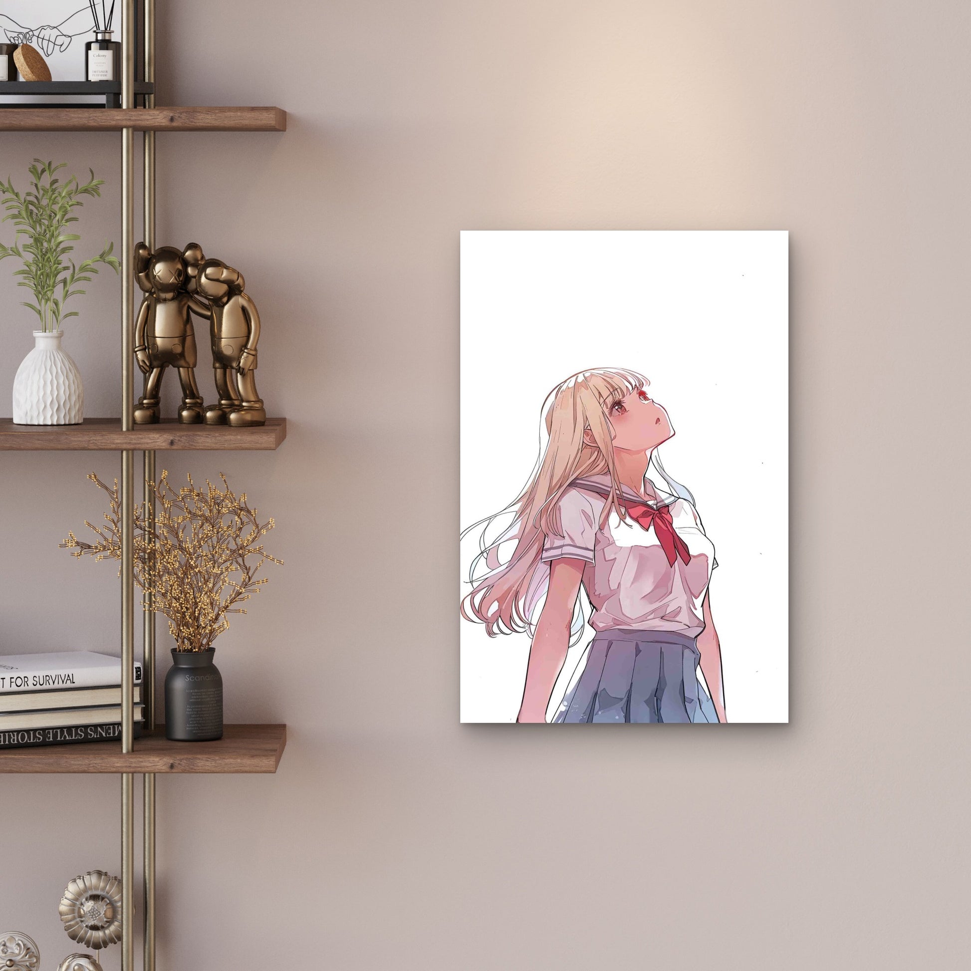 The Radiant Gaze Of Marin Kitagawa Metal Print Ready to Hang - Bella Home Decor