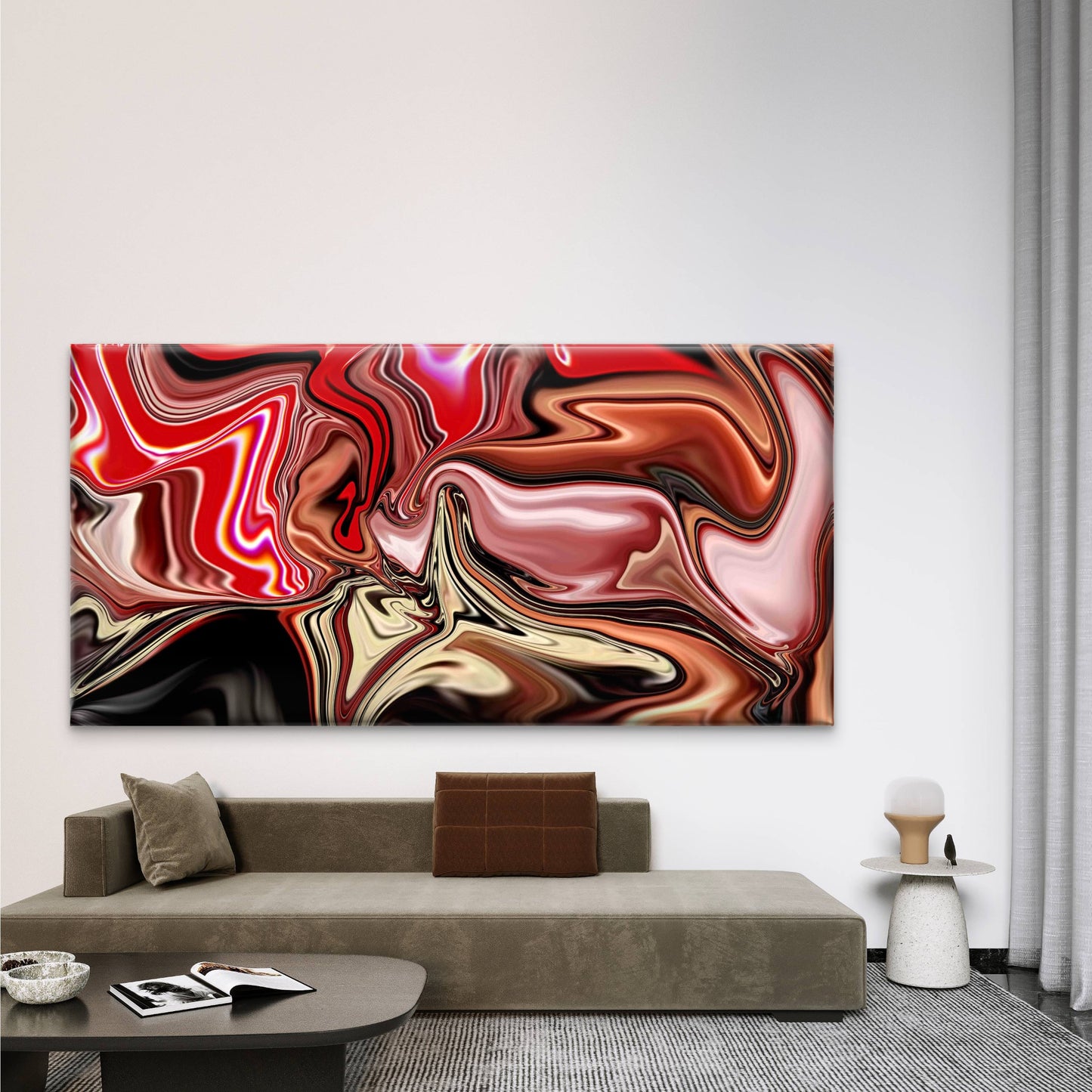 Colorful Abstract Background Wall Art Canvas Office Home Room Framed 120x60cm
