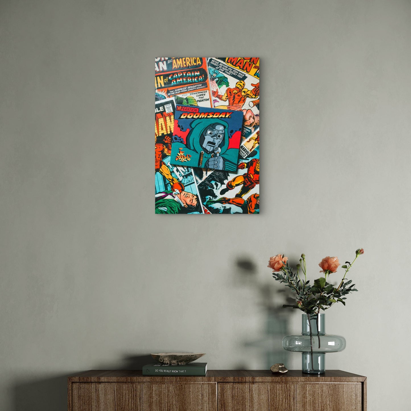 MF DOOM Operation Doomsday Album Art 40x60cm Metal Print Ready to Hang