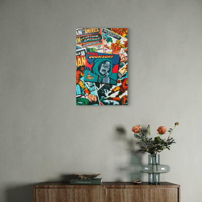 MF DOOM Operation Doomsday Album Art 40x60cm Metal Print Ready to Hang