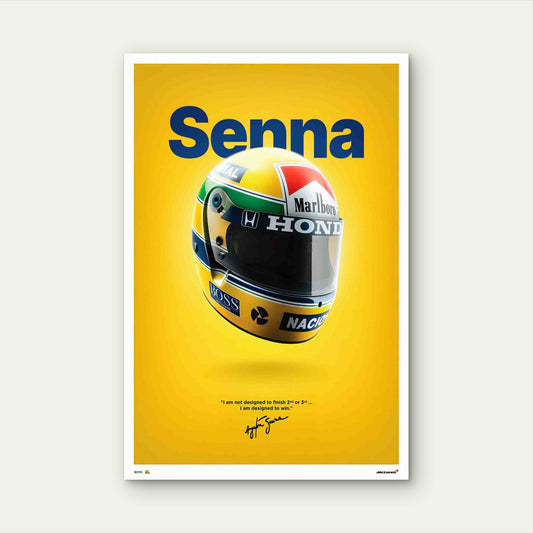 Yellow Motorsport Graphic Art 40x60cm Metal Print Ready to Hang - Bella Home Decor