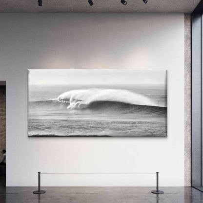 Black ,White Ocean Photography Wall Art Canvas Office Home Room Framed 120x60cm - Bella Home Decor