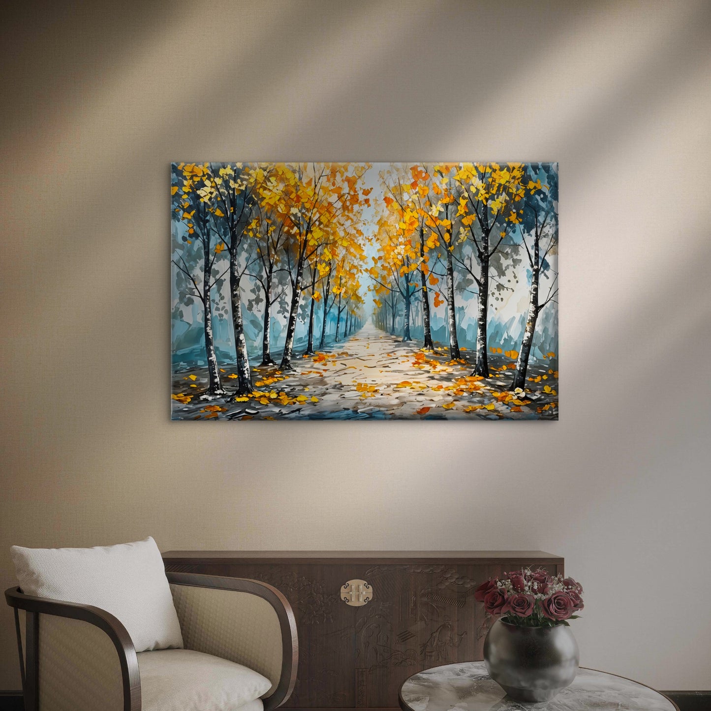 Forest Path Painting Wall Art Decor 100% Australian Made