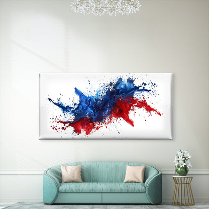 Dynamic Color Explosion Art Wall Art Canvas Office Home Room Framed 120x60cm