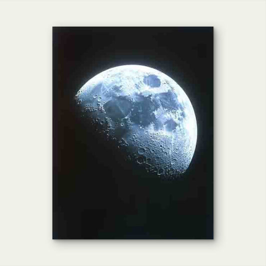 The Pale Dot and Earthrise Photos 60x90cm Metal Print Ready to Hang