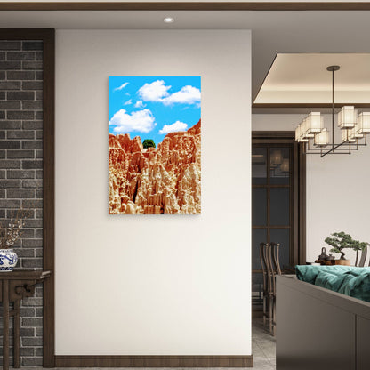 Cathedral Gorge Nevada Desert Canyons USA 40x60cm Metal Print Ready to Hang