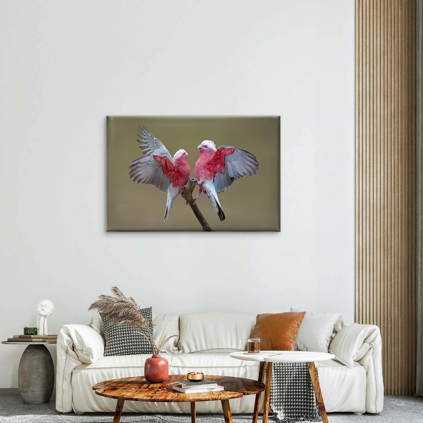 Galahs on Cooper Creek South Australia Wall Art Decor 100% Australian Made