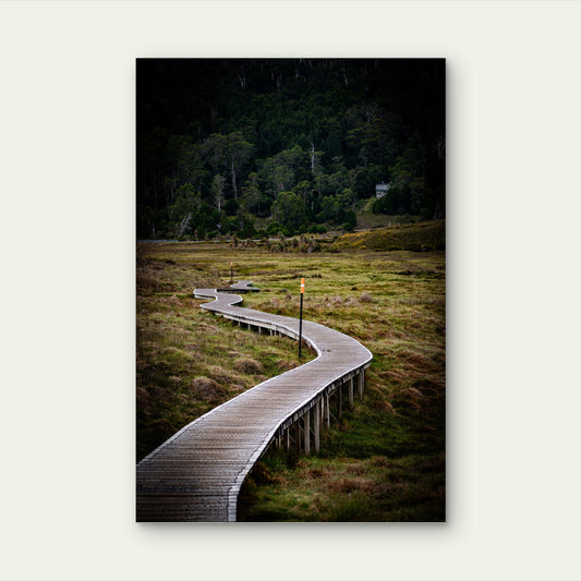 Cradle Mountain Boardwalk Tasmania Trail 40x60cm Metal Print Ready to Hang