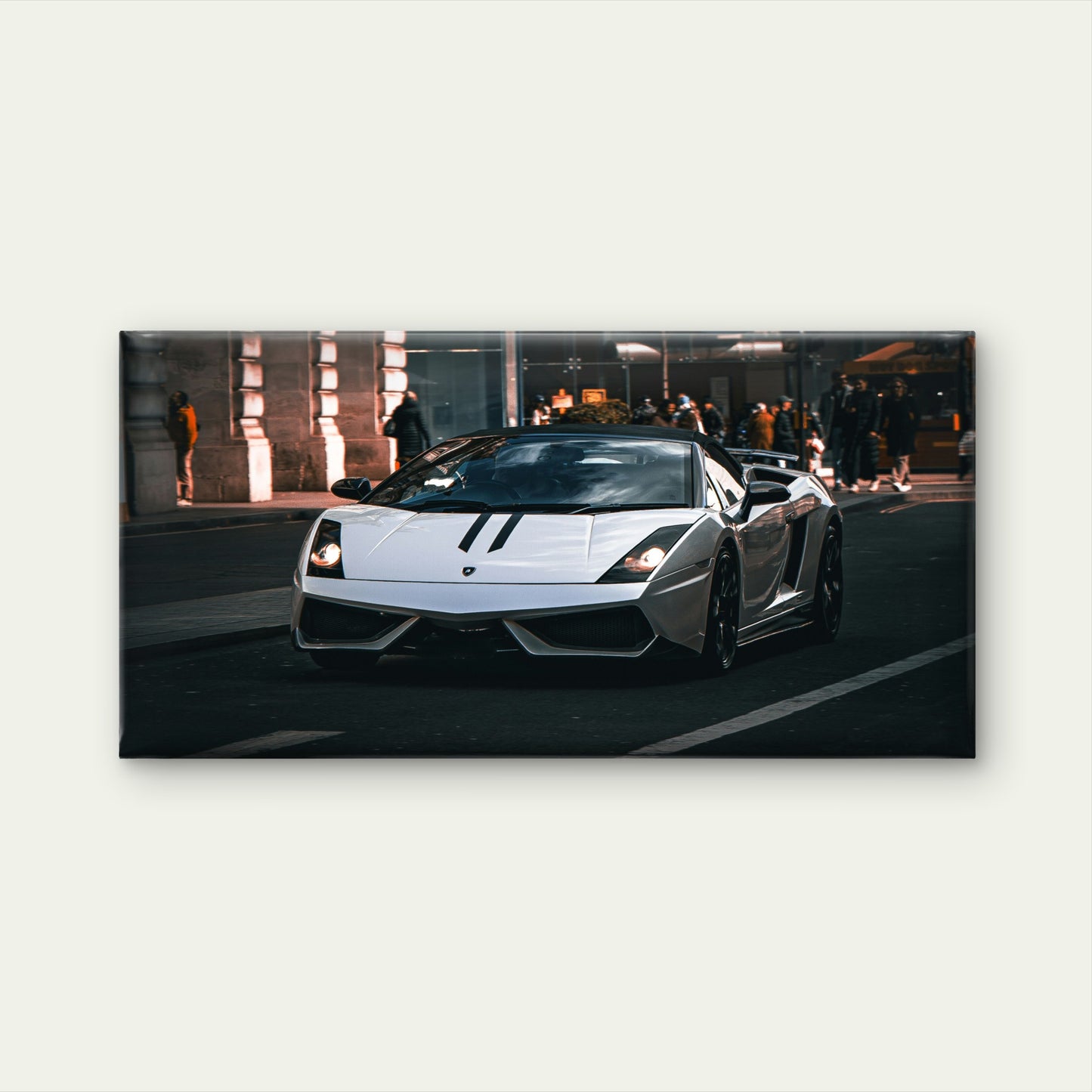 Lamborghini Gallardo Supercar Art Wall Art Canvas Office Home Framed 120x60cm