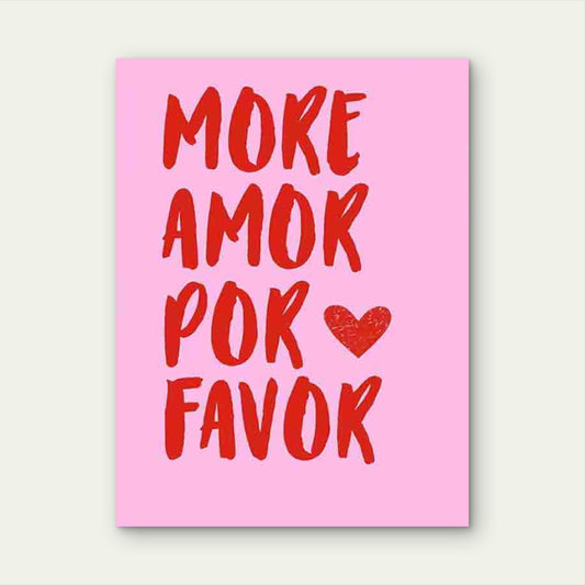 Love-Themed Modern Retro 60x90cm Metal Print Ready to Hang