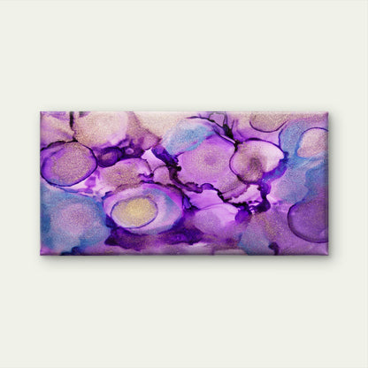 Celestial Pools Of Purples Wall Art Canvas Office Home Room Framed 120x60cm