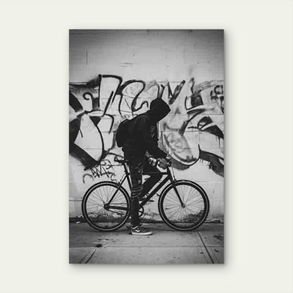 Urban Street Art Creation Metal Print Ready to Hang - Bella Home Decor