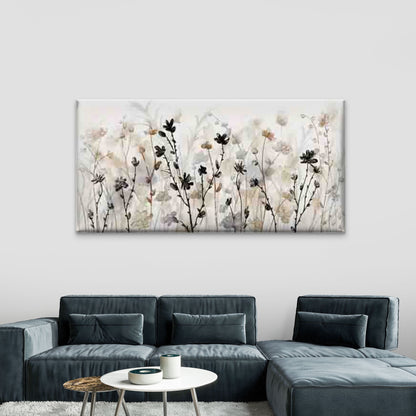 Watercolor Botanical Retro Wall Art Canvas Office Home Room Framed 120x60cm