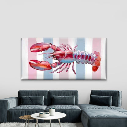 Colorful Lobster Art Wall Art Canvas Office Home Room Framed 120x60cm