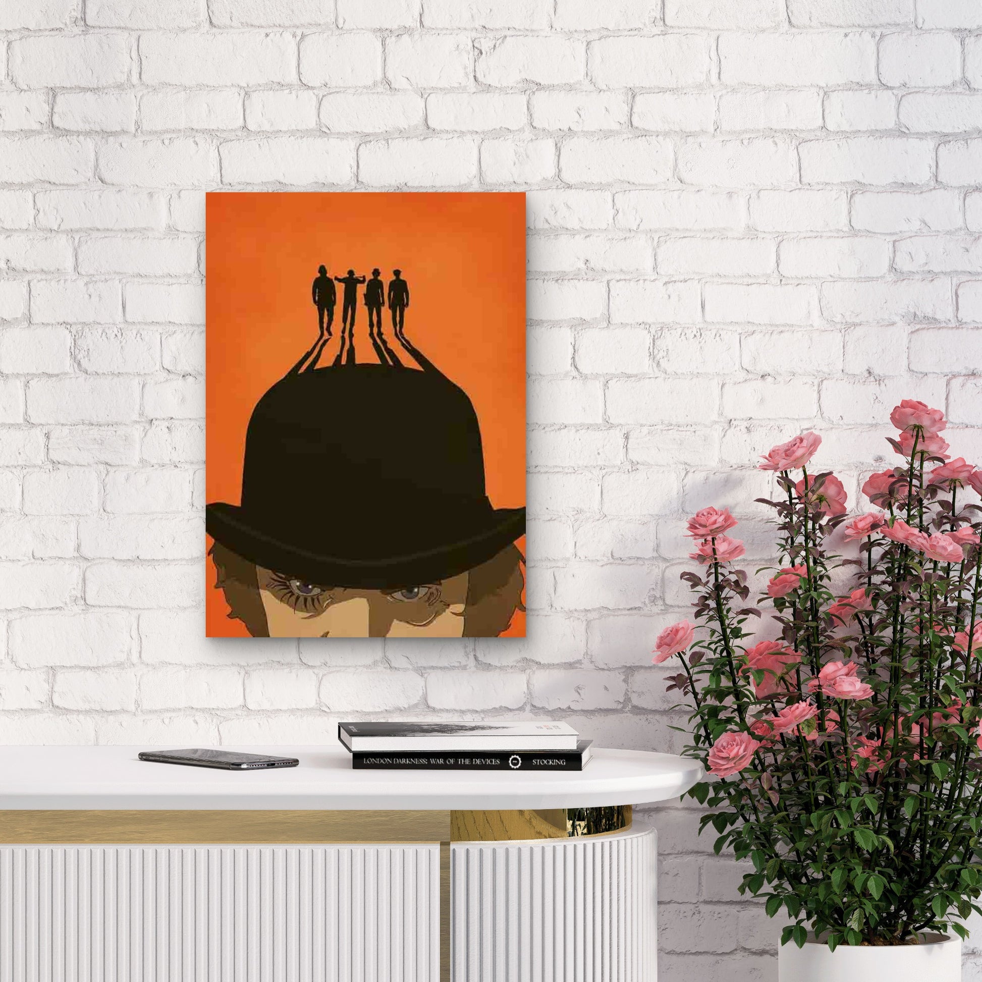 Silhouette Art Minimalist Metal Print Ready to Hang - Bella Home Decor