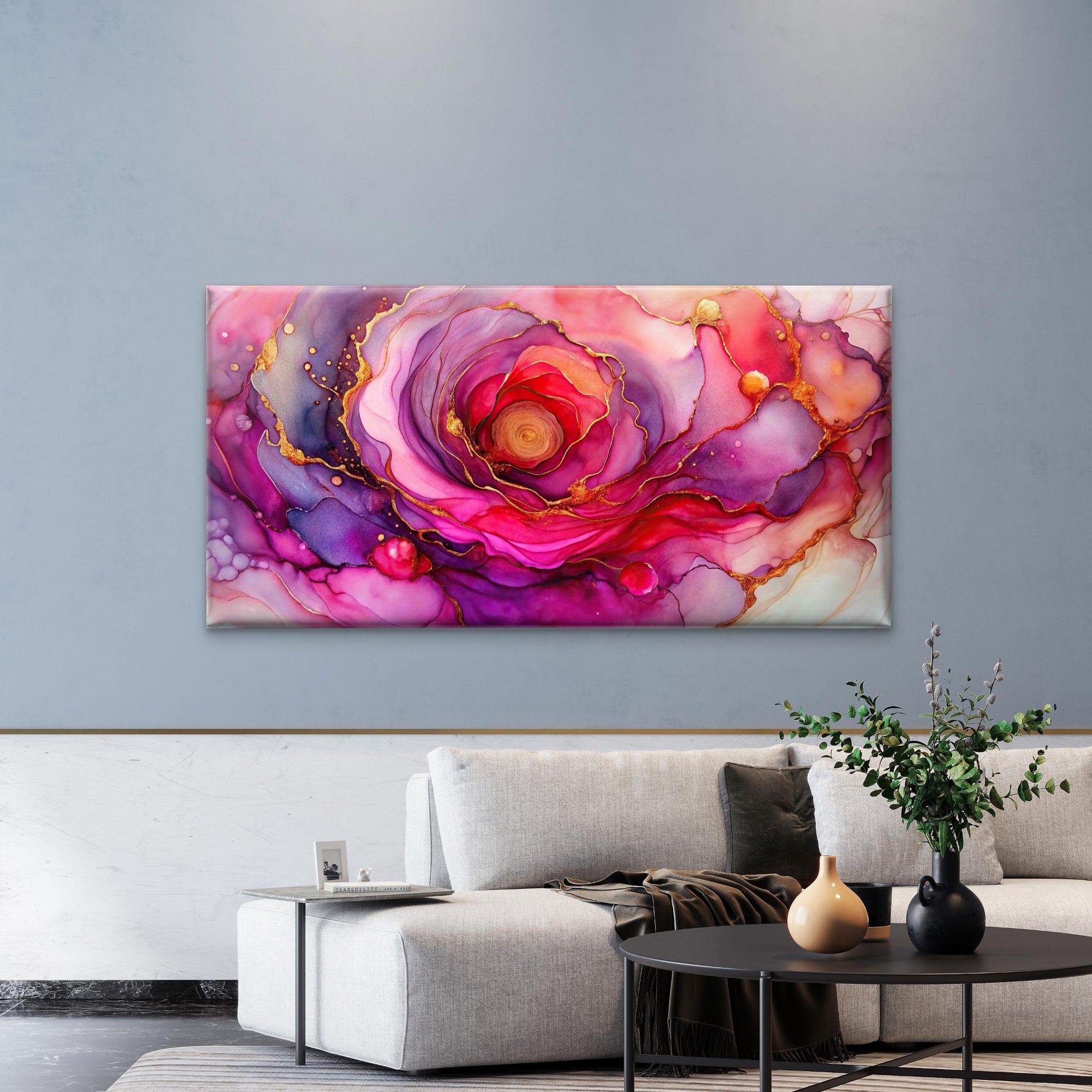Multicolor Fisheye Design Wall Art Canvas Office Home Room Framed 120x60cm - Bella Home Decor