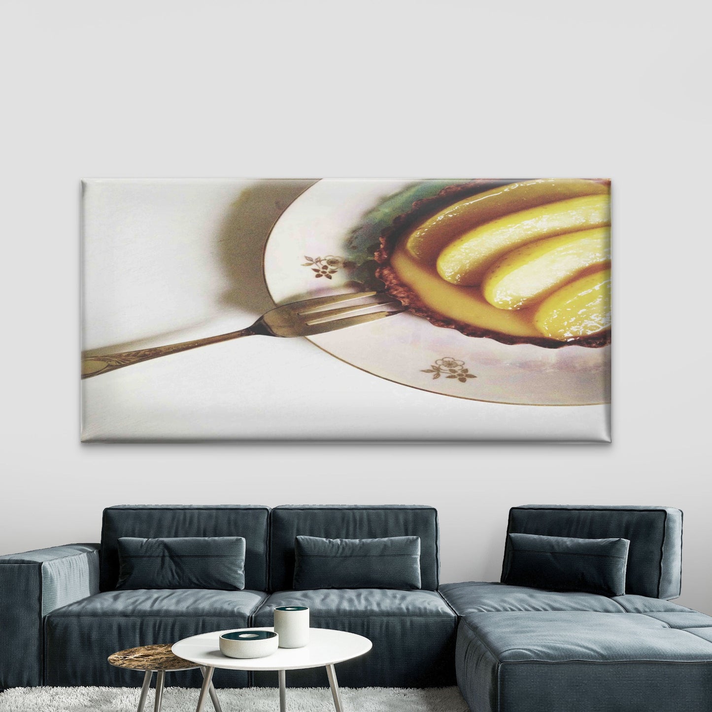 Close-Up of Food on Table Wall Art Canvas Office Home Room Framed 120x60cm