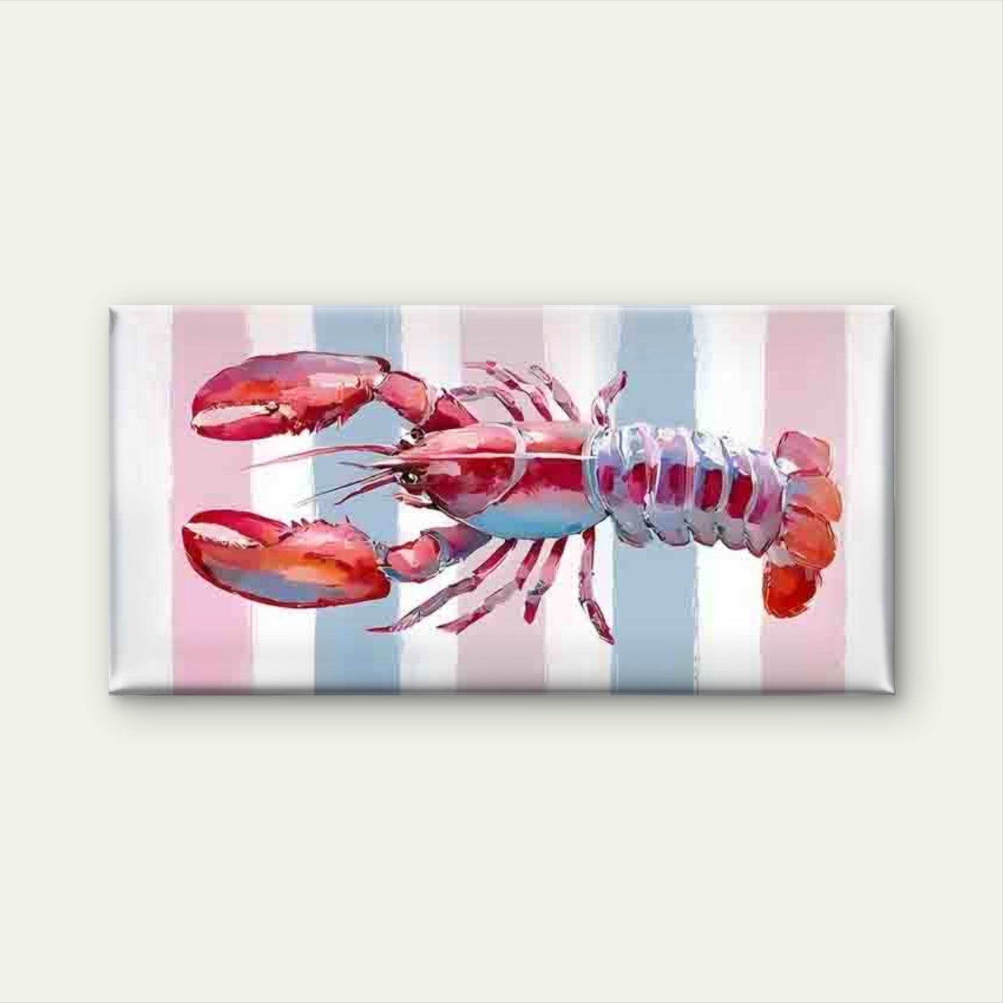 Colorful Lobster Art Wall Art Canvas Office Home Room Framed 120x60cm