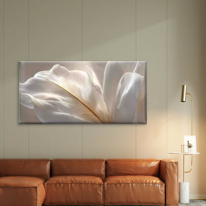 Elegant Feather a Soft Touch Wall Art Canvas Office Home Room Framed 120x60cm