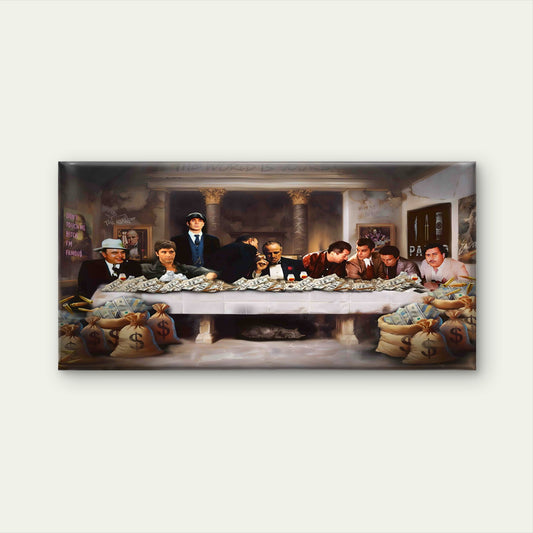 Legendary Bosses Gathering Time Wall Art Canvas Office Home Room Framed 120x60cm