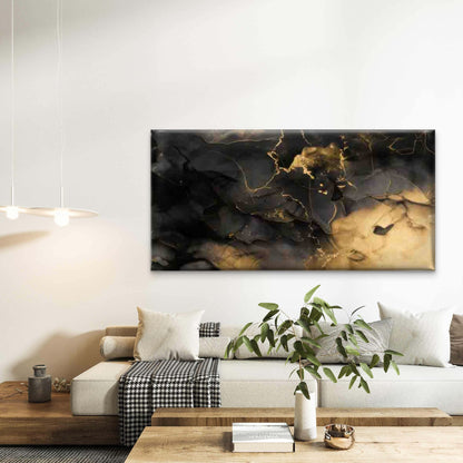 Modern Abstract Marble Texture Wall Art Canvas Office Home Room Framed 120x60cm