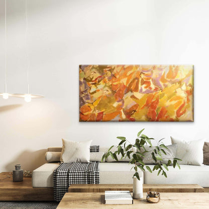 Abstract with Colorful Brush Wall Art Canvas Office Home Room Framed 120x60cm - Bella Home Decor
