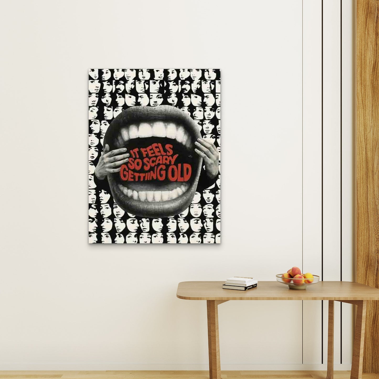 Featuring a Scary Theme Metal Print Ready to Hang