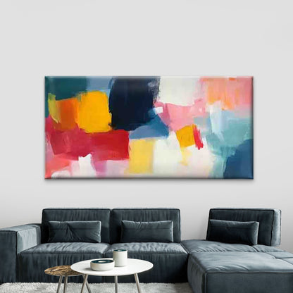 Abstract Colorful Design Wall Art Canvas Office Home Room Framed 120x60cm - Bella Home Decor