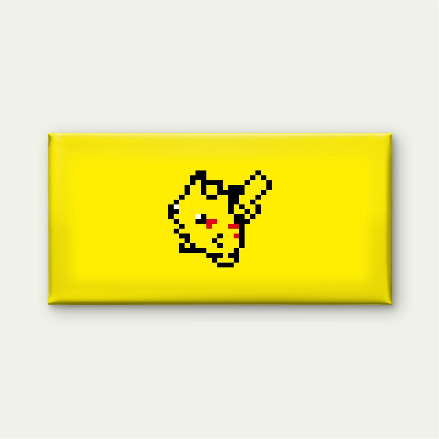 Yellow Retro 8Bit Pixel Mouse Wall Art Canvas Office Home Room Framed 120x60cm