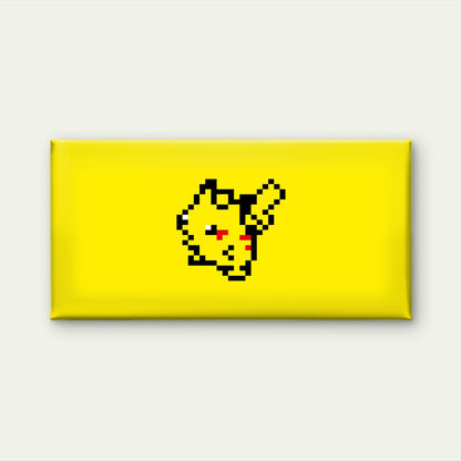 Yellow Retro 8Bit Pixel Mouse Wall Art Canvas Office Home Room Framed 120x60cm