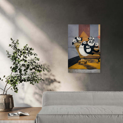 Painting Featuring The Character Po 60x90cm Metal Print Ready to Hang