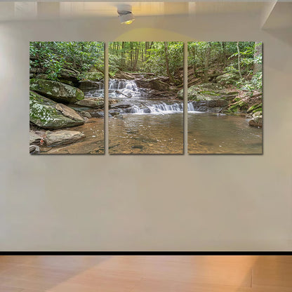 3pcs Vibrant Rocky Slopes Design Wall Art Set Canvas Framed 50x70cm - High Quality Print 100% Australian Made Wall Canvas Ready to Hang