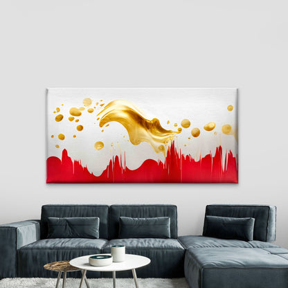 Abstract Mixed Paint Background Wall Art Canvas Office Home Room Framed 120x60cm