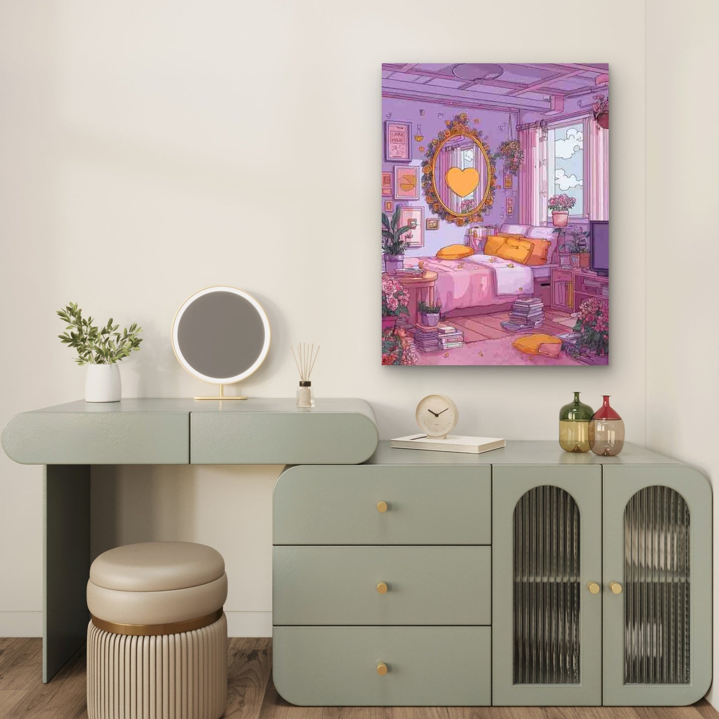 Wallency Self Love Club Metal Print Ready to Hang